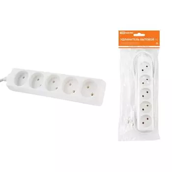 Удлинитель TDM Electric У5 5гн 3м б/з SQ1303-0221