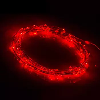 Уличная светодиодная гирлянда Ardecoled роса 230V красный ARD-Classic-Dew-5000-Clear-100Led-STD Red 034761