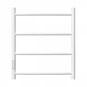 Полотенцесушитель электрический Point Афина PN04756W П4 500x600 диммер слева, белый
