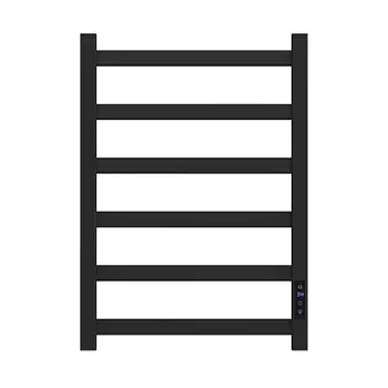 Полотенцесушитель электрический Point Атлант PN18846B П6 400x600, диммер справа, черный