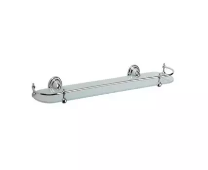 Полка стеклянная Haiba HB1507, хром