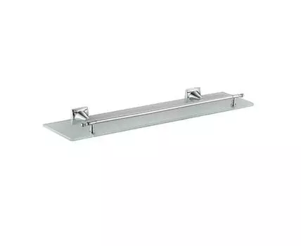 Полка стеклянная Haiba HB8507, хром