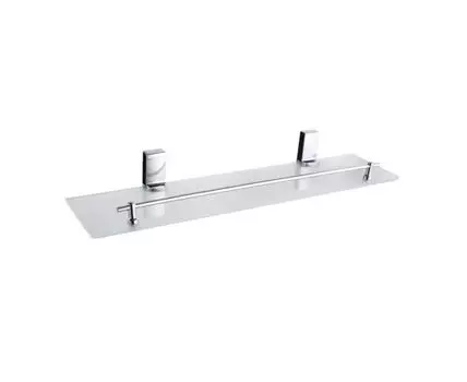 Полка стеклянная Haiba HB8807, хром