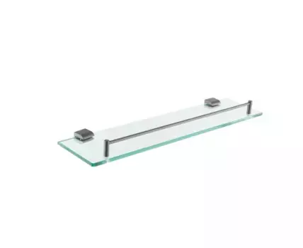 Полка стеклянная Rose RG1719T, пепельный