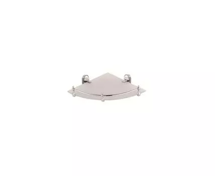Полка стеклянная угловая D-Lin D264700, хром