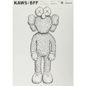 Постер Kaws BFF Exhibition