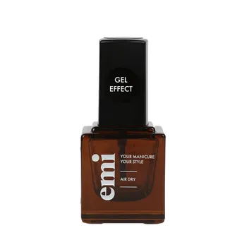 E.MI Покрытие верхнее для лака / Ultra Strong Top Coat Gel Effect 9 мл