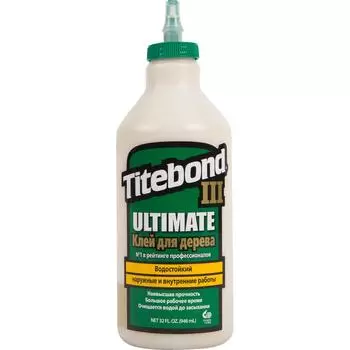Клей Titebond III влагостойкий цвет кремовый 946 мл