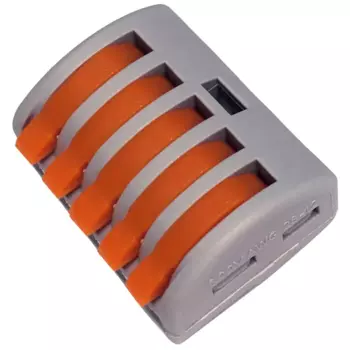 Клемма соединительная Electrovolt EV-B222-415 5-ти проводная 0.08 мм-4 мм 5 шт.