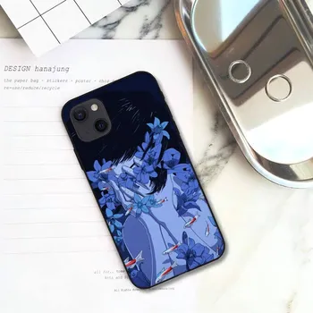 Идеальный синий чехол для iPhone 11 12 Mini 13 14 Pro XS Max X 8 7 6s Plus 5 SE XR Shell iPhone14ProMax