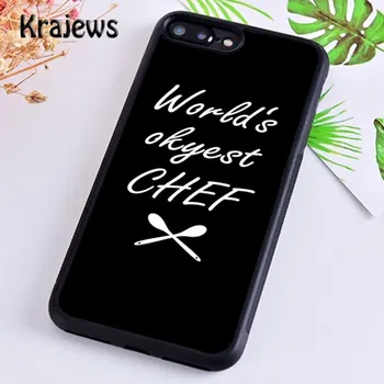 Krajews Never Trust a Skinny Chef Soft Phone Case Cover For iPhone 14 5 6s 7 8 plus XR XS 11 12 13 pro max Samsung S21 S22ultra iPhone 6plus