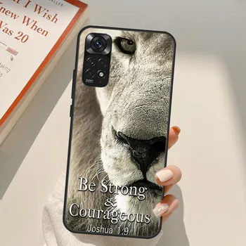 Чехол с библейским стихом «Христианский Иисус Христос» для Xiaomi Redmi Note 11 Pro 8 9 11S 10S 9S Note 10 Pro, чехол для Redmi 10 10C 9A 9C Redmi 10