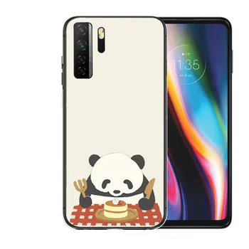 Супер милый черный мягкий чехол Panda The Pooh для Huawei Nova 8 7 6 SE 5T 7i 5i 5Z 5 4 4E 3 3i 3E 2i Pro Чехлы для телефонов Huawei Nova 3