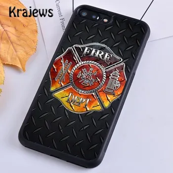 Чехол для телефона Krajews пожарно-спасательной службы для iPhone 14 5 6s 7 8 plus X XR XS 11 12 13 pro max Samsung Galaxy S21 S22ultra iPhone 6plus