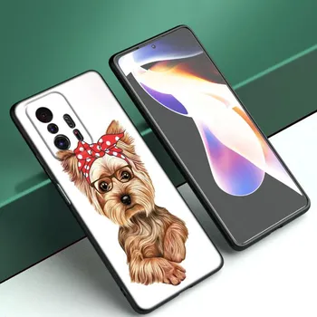 Мини-чехол для телефона с изображением йоркширского терьера для Xiaomi Mi A2 8 9 SE Note 10 10T 11 12 Lite 9T 11T 12S 12T Pro A3 6X 12X черный чехол Xiaomi Mi A2(6X)