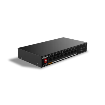 Коммутатор Dahua SG1008LP, кол-во портов: 8x1 Гбит/с, PoE: 4x60 Вт (макс. 60 Вт) (DH-SG1008LP)