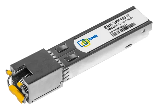 Модуль SFP SNR SNR-SFP100-T, 100 м, RJ-45, 100 Мбит/с (SNR-SFP100-T)