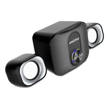 Акустика 2.1 SmartBuy Orion, 12 Вт, Bluetooth, подсветка, черный (SBA-4400)