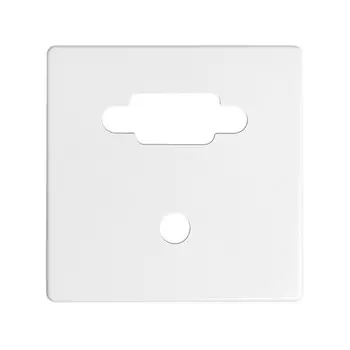 8200091-030 Накладка для коннектора VGA HD15, "мама" + мини-джек 3,5 мм, S82, S82N, S82 Detail, белый Simon
