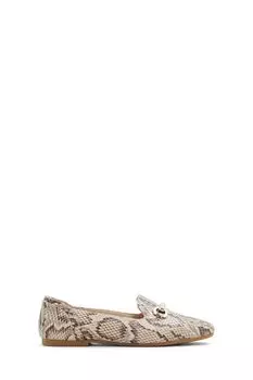 Лоферы со змеиным принтом и пряжкой ALDO