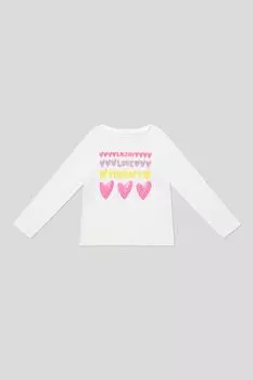 Лонгслив хлопковый с принтом LOVE THERAPY