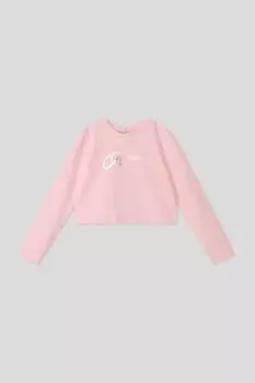 Лонгслив хлопковый укороченного кроя Choupette
