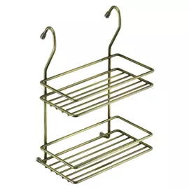 полка, 2-х ярусная малая LEMAX, 285х210х140 мм, античная бронза