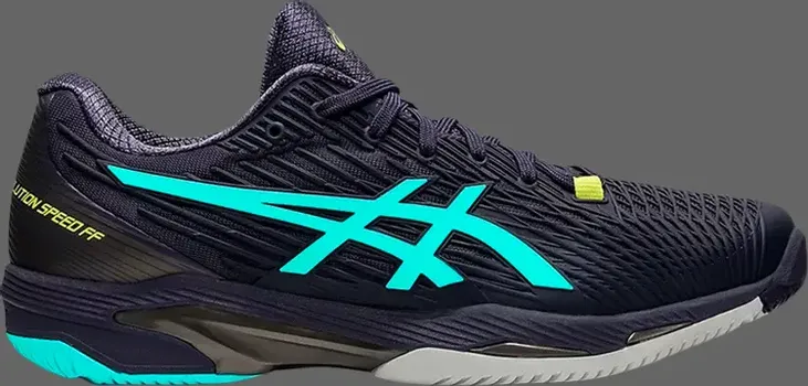 Кроссовки solution speed ff 2 'indigo fog ice mint' Asics, синий