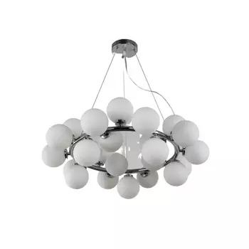 Подвесная люстра светодиодная LDP 6033-25 CHR Lumina Deco Marsiada