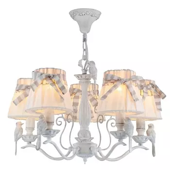 Подвесная люстра с птичками Maytoni Bird ARM013-05-W
