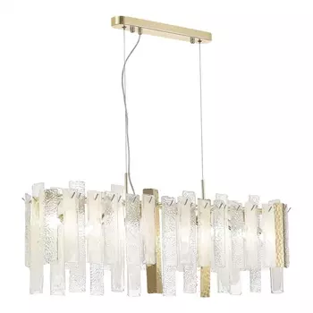 Подвесная люстра ST Luce Scolare SL1636.203.08 Золотистый/Белый, Золотистый E14 8*40W