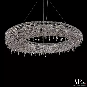 Подвесная люстра светодиодная APL LED Rimini S502.0.120.B.4000.Clear.801.733.Balls