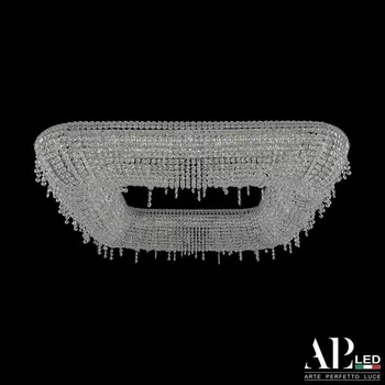 Подвесная люстра светодиодная APL LED Rimini S504.0.100.B.3000.Clear.801.888