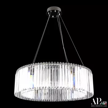 Подвесная люстра хрусталь светодиодная APL LED Sicilia SH09.73.A.Ni.4000