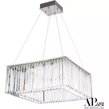 Подвесная люстра хрустальная светодиодная APL LED Sicilia SH10.52.A.Ni.4000