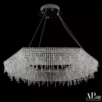 Подвесная люстра хрустальная светодиодная APL LED Sicilia SH506.0.80.B.Ni.4000