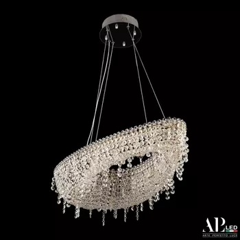 Подвесная люстра хрустальная светодиодная APL LED Sicilia SH509.0.70.B.Gd.4000
