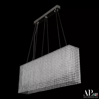 Подвесная люстра хрустальная светодиодная APL LED Sicilia SH512.0.100.A.Ni.4000