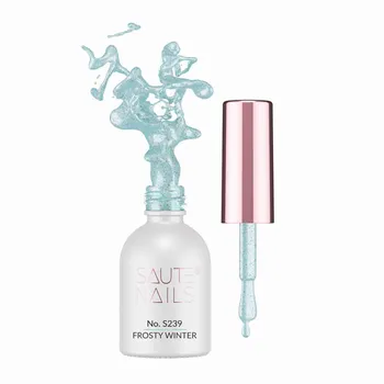 Гибридный лак для ногтей s239 frosty winter, 8 мл Saute Nails, цвет s239 frosty winter
