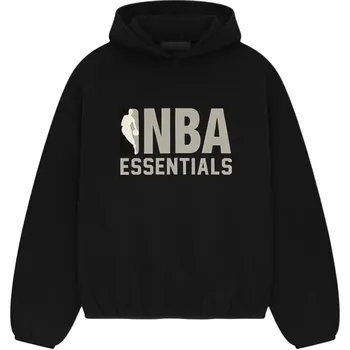Fear of God Толстовка Essentials x NBA с капюшоном, черная, унисекс, топы 192AL246501F S