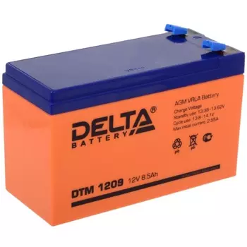 Аккумулятор UPS Delta DTM 1209 (технология AGM, ток 12v, емкость 9 Ач, производитель Китай)