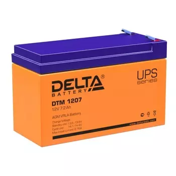 Аккумуляторная батарея для ИБП Delta DTM 1207 (технология AGM, емкость 7.2 ah, ток 12v)
