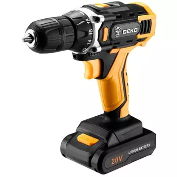Аккумуляторная дрель-шуруповерт Deko DKCD20FU-Li 063-4102