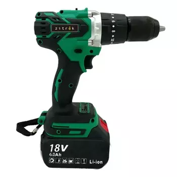 Аккумуляторная ударная дрель-шуруповерт Zitrek Green Impact 18V