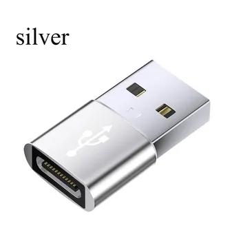 USB адаптер для Samsung S10 Huawei Type C to USB чёрный