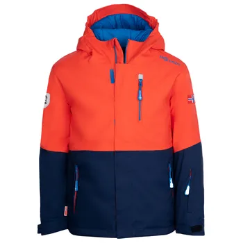 Зимняя куртка Trollkids Kid's Hallingdal, цвет Flame Orange/Navy