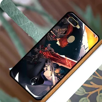 Чехол для телефона Kaeya и Diluc Genshin Impact для OPPO A15 A3S A5S A52 A72 A54 A74 A94 A83 A91 A93 A5 A9 A31 A53 A53S 2020 OPPO A15