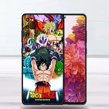 Luxury Matte Case for Samsung Galaxy S10e S21 S10 S7 S22 Ultra 5G S21 Plus S8 S9 S20 FE TPU Soft Phone Cover Anime Dragon Super Samsung S7