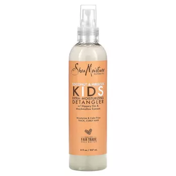SheaMoisture, Средство для облегчения расчесывания детских волос, кокос и китайская роза, 237 мл (8 жидк. унций)
