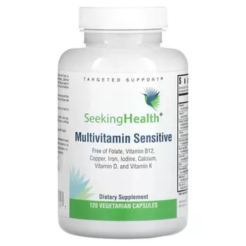 Seeking Health, Мультивитамины для чувствительной кожи, 120 вегетарианских капсул